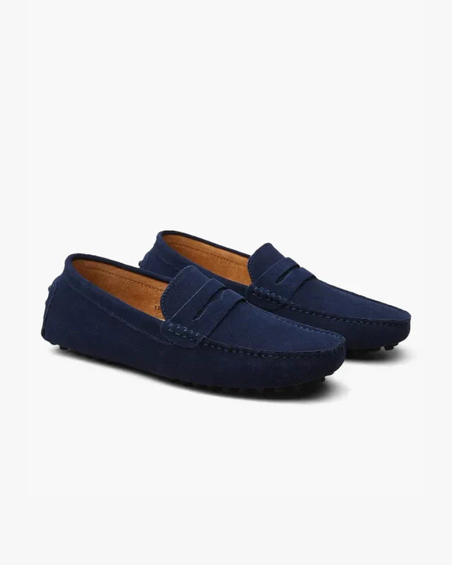 Old Money Suede Driver Loafers